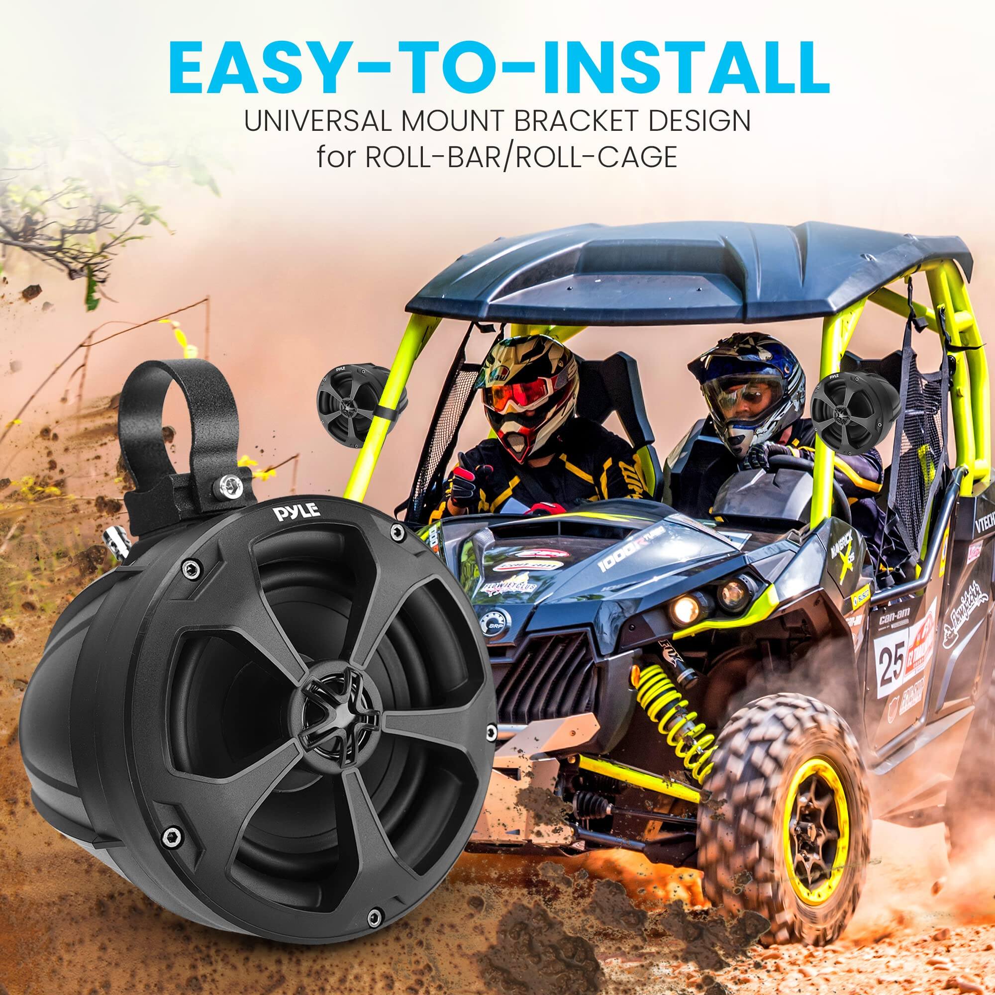EASY-TO-INSTALL UNIVERSAL MOUNT BRACKET DESIGN for ROLL-BAR/ROLL-CAGE