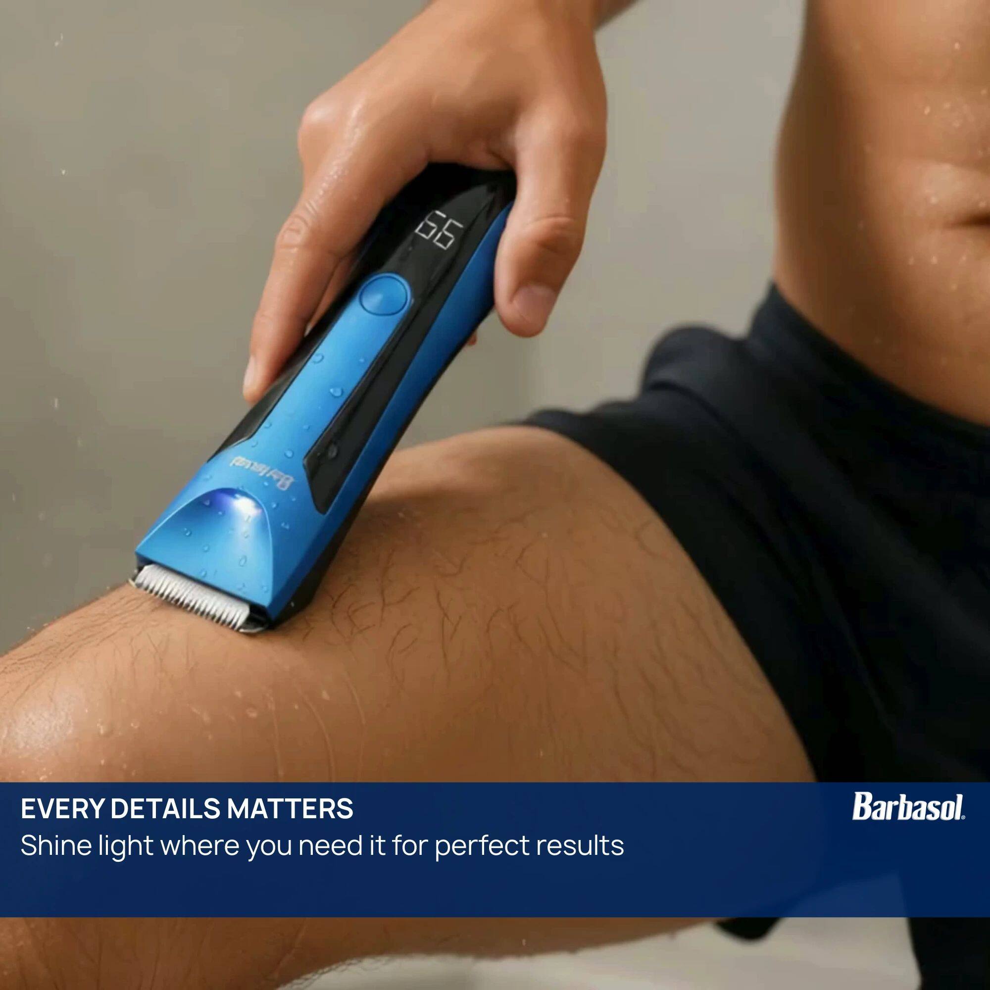 66 B EVERY DETAILS MATTERS Shine light where you need it for perfect results Barbasol.