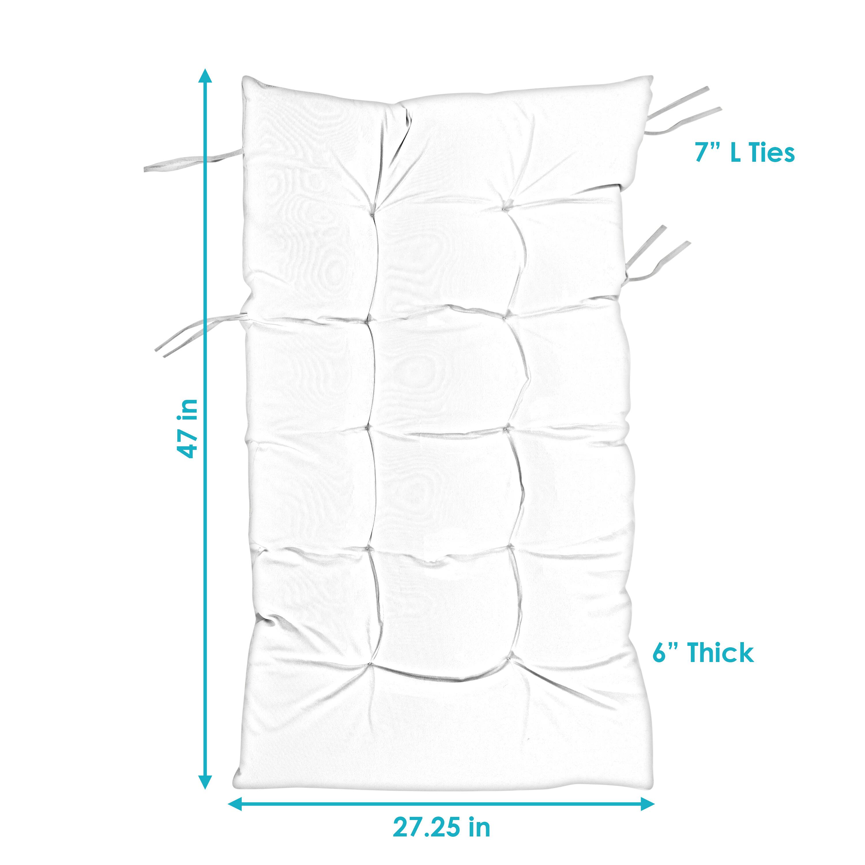 7" L Ties  
47"  
6" Thick  
27.25"