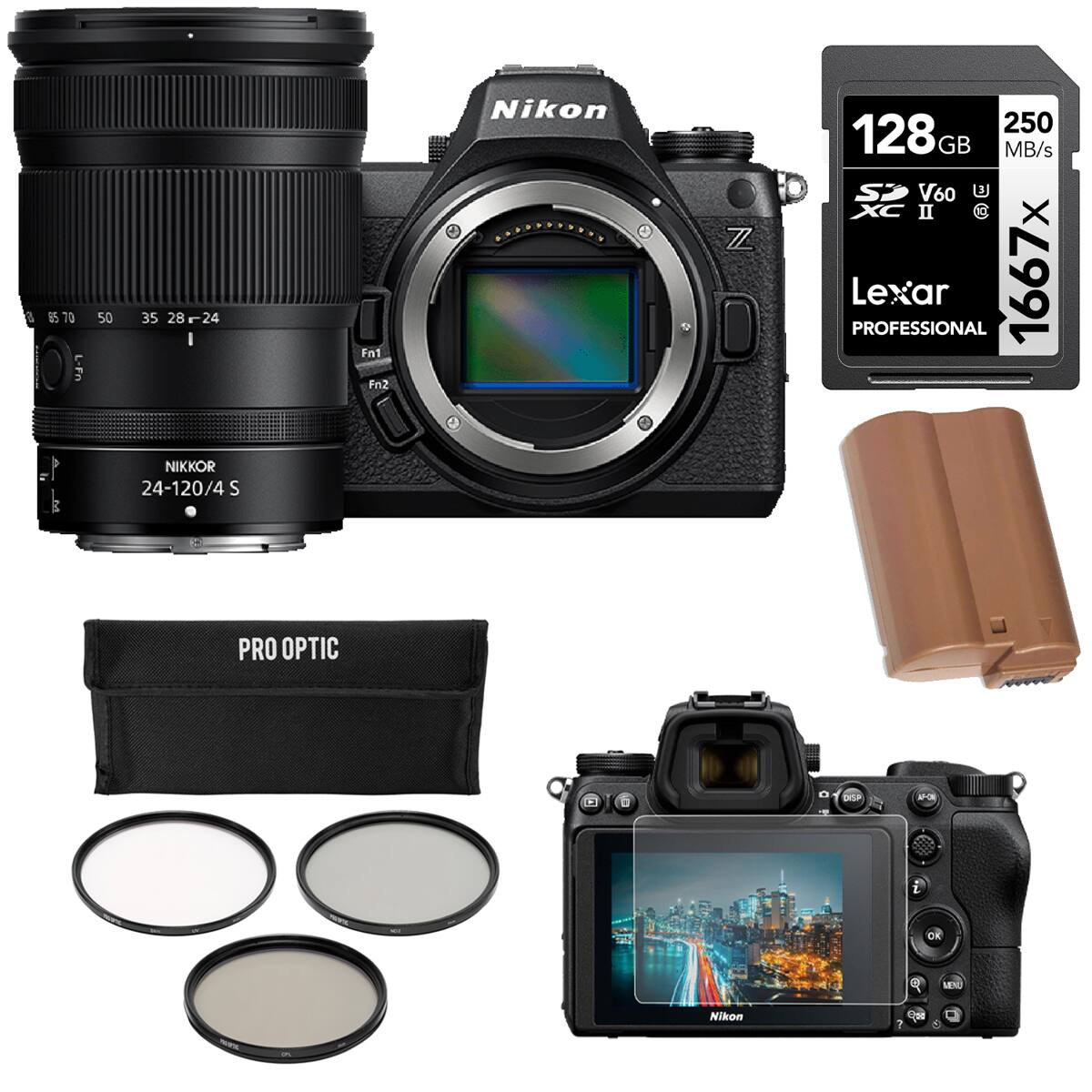 8570 L-Fn 50 35 28 24 I Fn1 Fn2 Nikon Z 250 128 GB 250 MB/s SP V60 XC II G O PROFESSIONAL Lexar 1667x NIKKOR 24-120/4 S PRO OPTIC PRO OPTIC