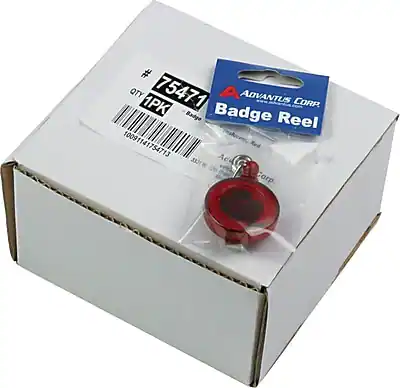 # QTY 1PK 75471 A ADVANTUS CORP. Badge Reel 10091141754713 Ac Red 231 Corp