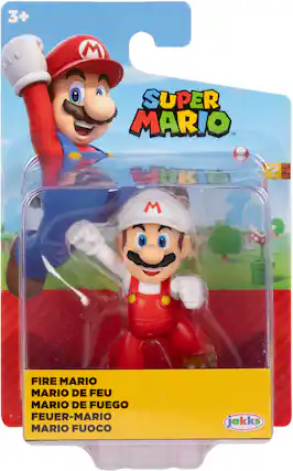 3+
SUPER MARIO™
FIRE MARIO
MARIO DE FEU
MARIO DE FUEGO
FEUER-MARIO
MARIO FUOCO
jakkspacific