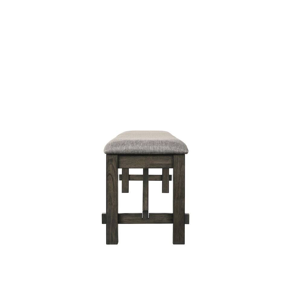 Back. New Classic Furniture - Gulliver Wood Bench - Rustic Brown.