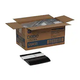 Dixie - Ultra Series-O Plastic Knife Refills, Medium-Weight, 960/Carton - Black