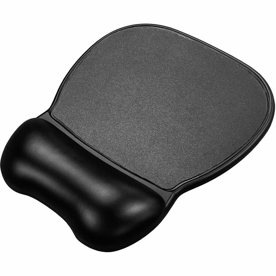 Left. Compucessory - Compucessory Soft Skin Gel Wrist Rest & Mouse Pad  1 x 8.50 x 9.50  Black  Gel  Anti slip  Mouse - Black.