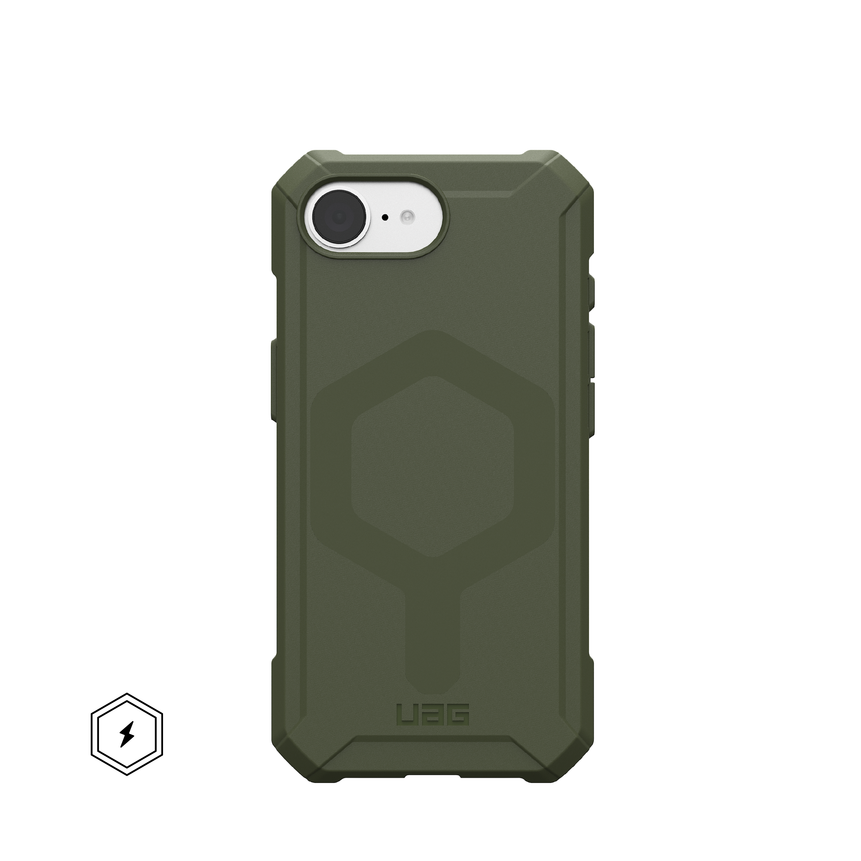 UAG - Essential Armor Case with Magsafe for Apple iPhone 16e - Olive Drab