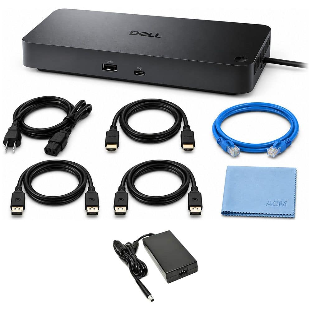 Bundle - Dell - Pro Dock WD25 USB-C Docking Station 100W with Cable and Accessory