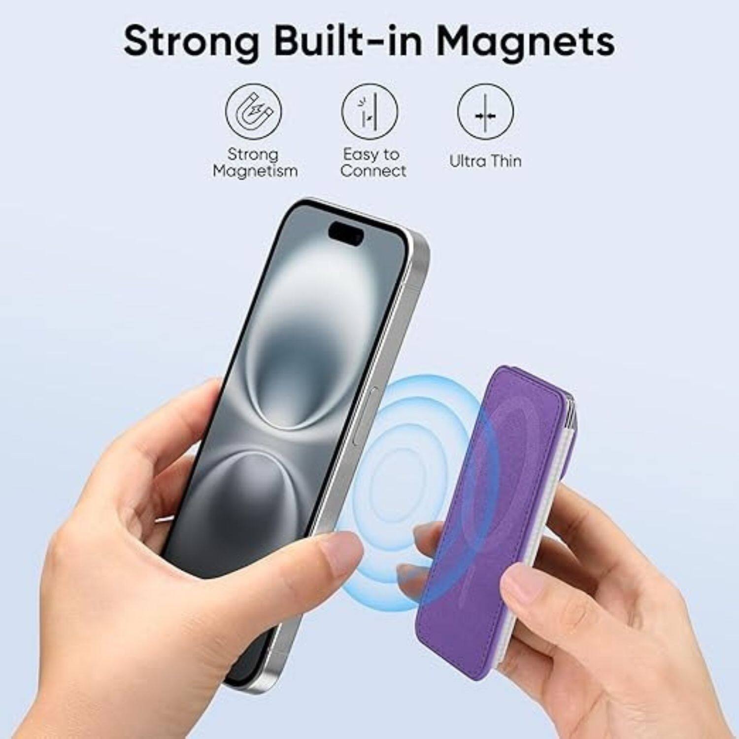 Strong Built-in Magnets

- Strong Magnetism
- Easy to Connect
- Ultra Thin