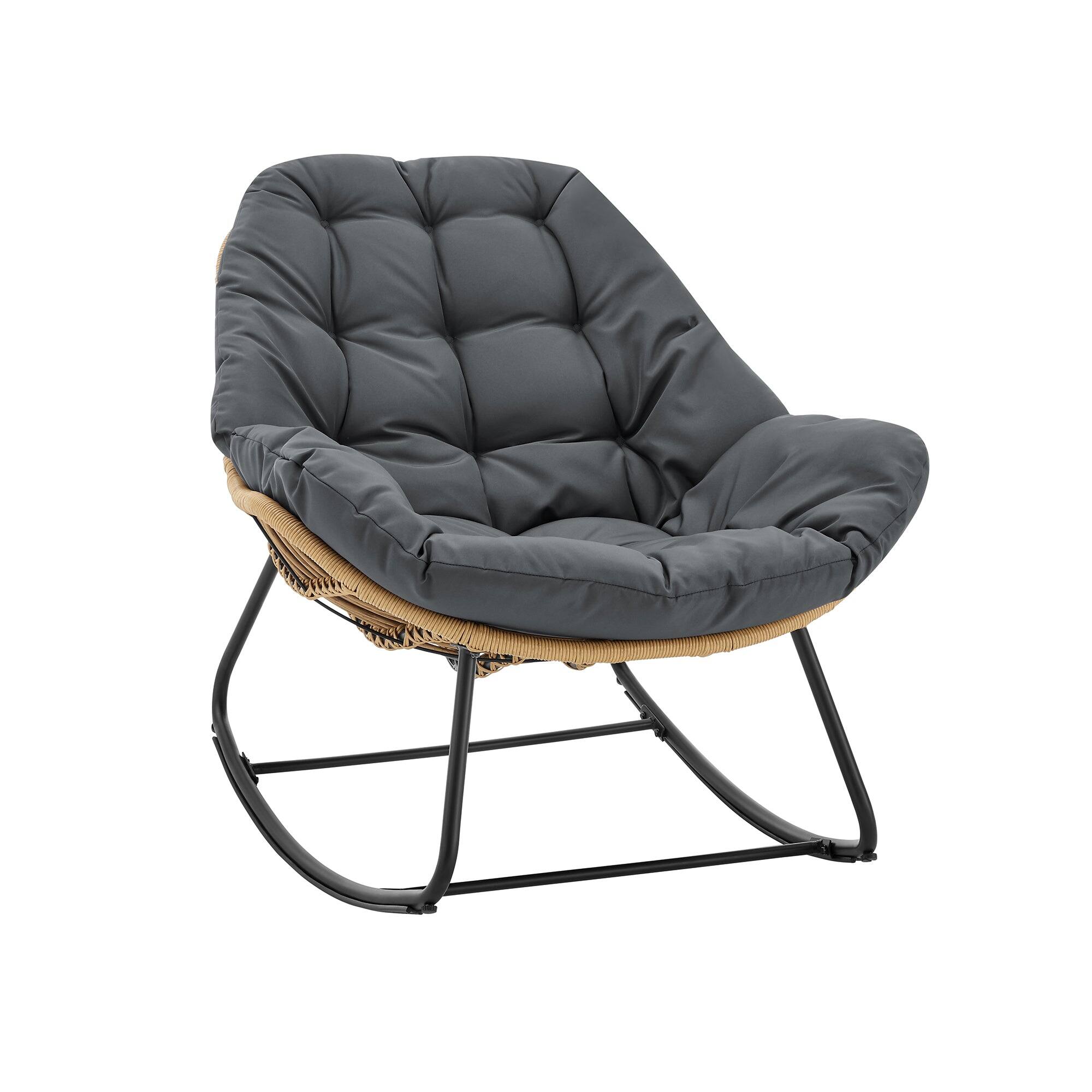 Alt View 7. Manhattan Comfort - Benson Modern 3-Piece Patio Lounge Chair Set - Gray.