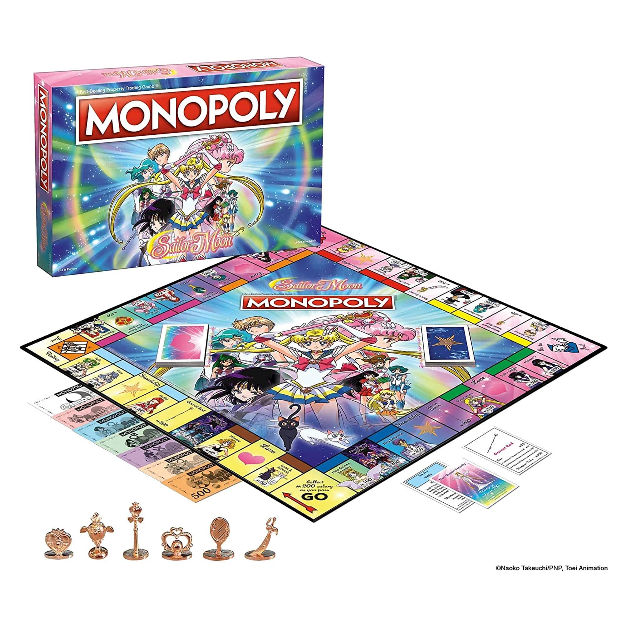 USAoploy - Sailor Moon Monopoly Board Game - Blue