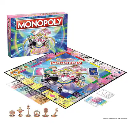 LO13A
mrodcty
Tado Gamd -Ocaling
MONOPOLY
MONOPOLY | Sailor Moon
Sator M 9 SabMM Moon VS
MONOPOLY
e C W 500 I
- VEN
GO C Ad Coc
Naoko Takeuchi/PNP, Toei Animation