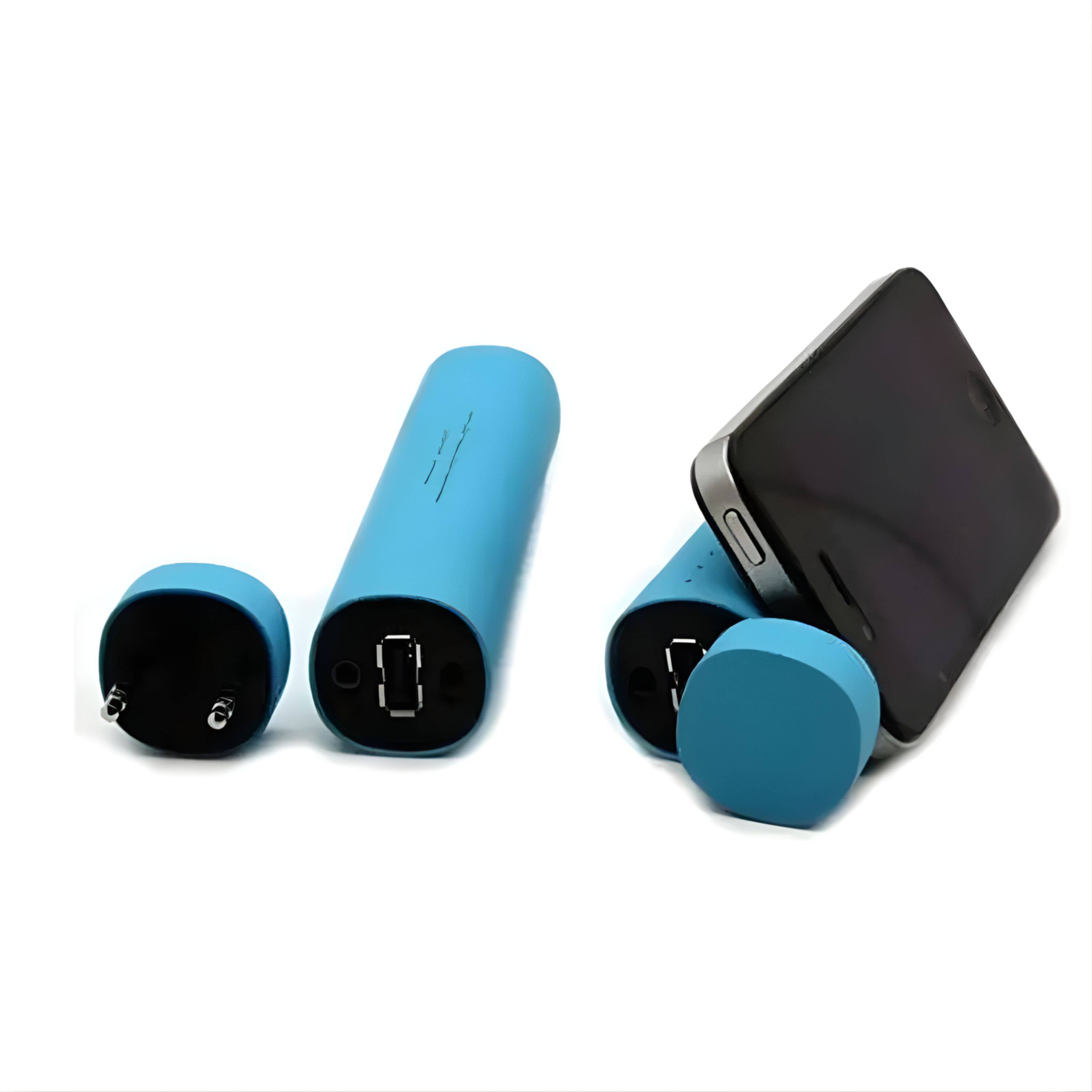 Left. Kitcheniva - DUO Power Extender Power Bank With Speaker For Phones And Tablets White - White.