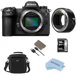 Bundle - Nikon - Z6III Mirrorless Camera with FTZ II Mount Adapter, with Extra Battery, Cleaning Kit