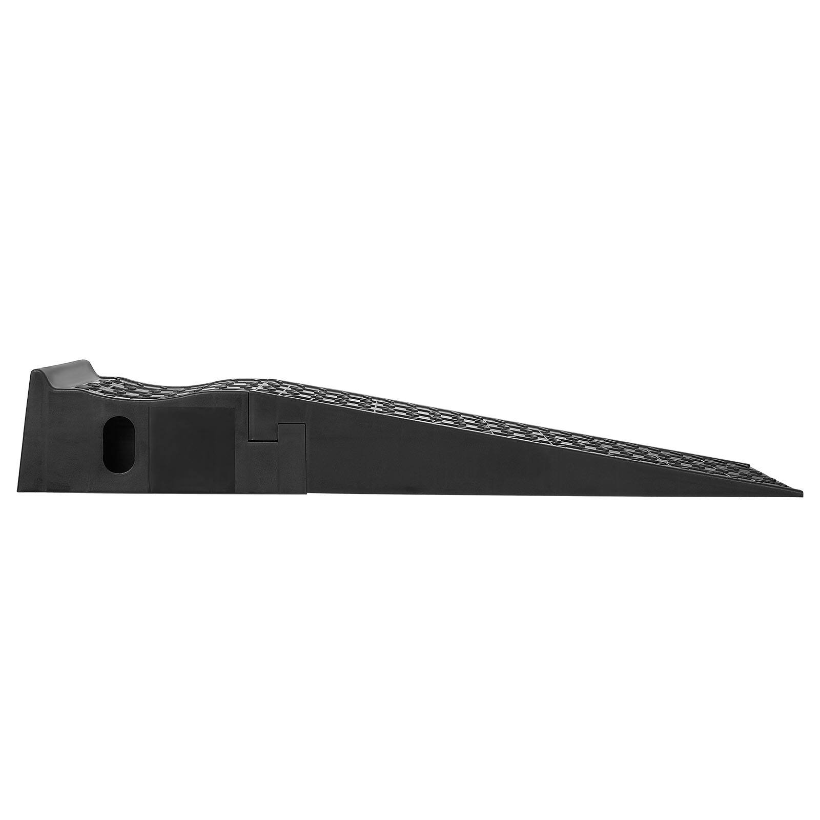 Alt View 5. VEVOR - Car Ramps, 2 PCS 13000 lbs GVW Capacity, 6.3 in Lift Height, Portable High Profile Car Service Ramps for Home Garage - Black.