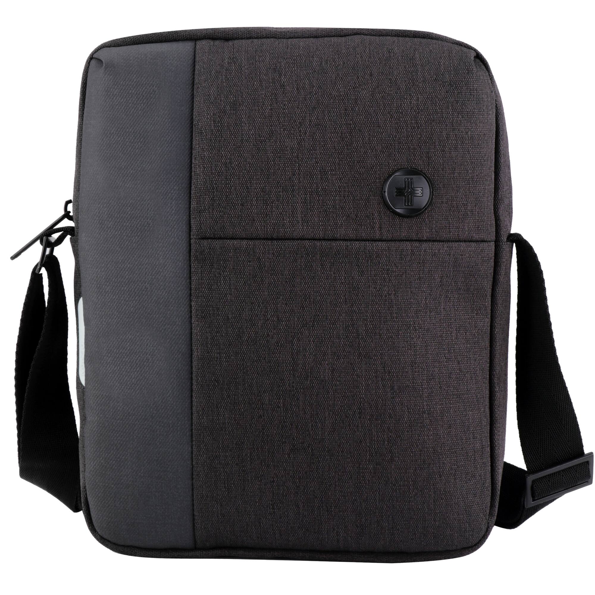 Front. Swissdigital Design - Swissdigital SD2502-02 Arosa Shoulder Bag - Grey.