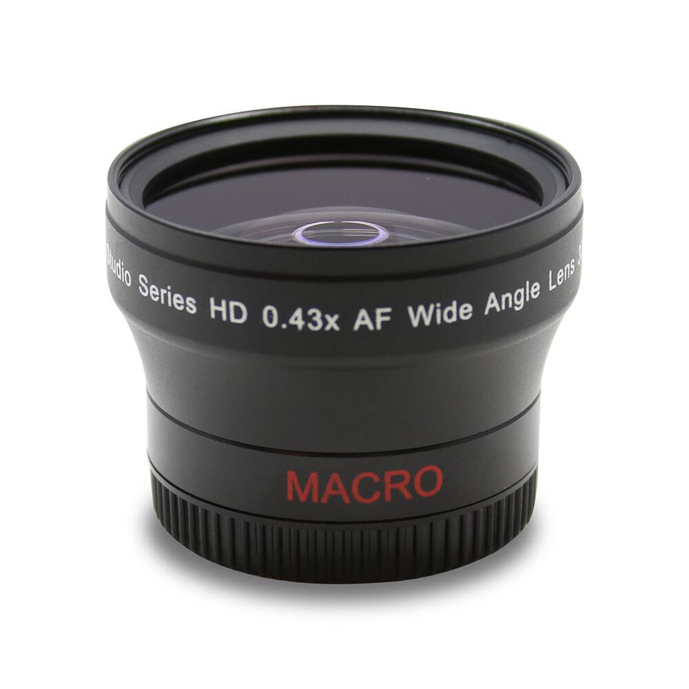 Audio Series HD 0.43x AF Wide Angle Lens  
MACRO