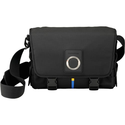 Olympus - Premium Camera System Bag with Padded Dividers, Tablet Pocket, Spacious Storage, and Accessory Organization - Black