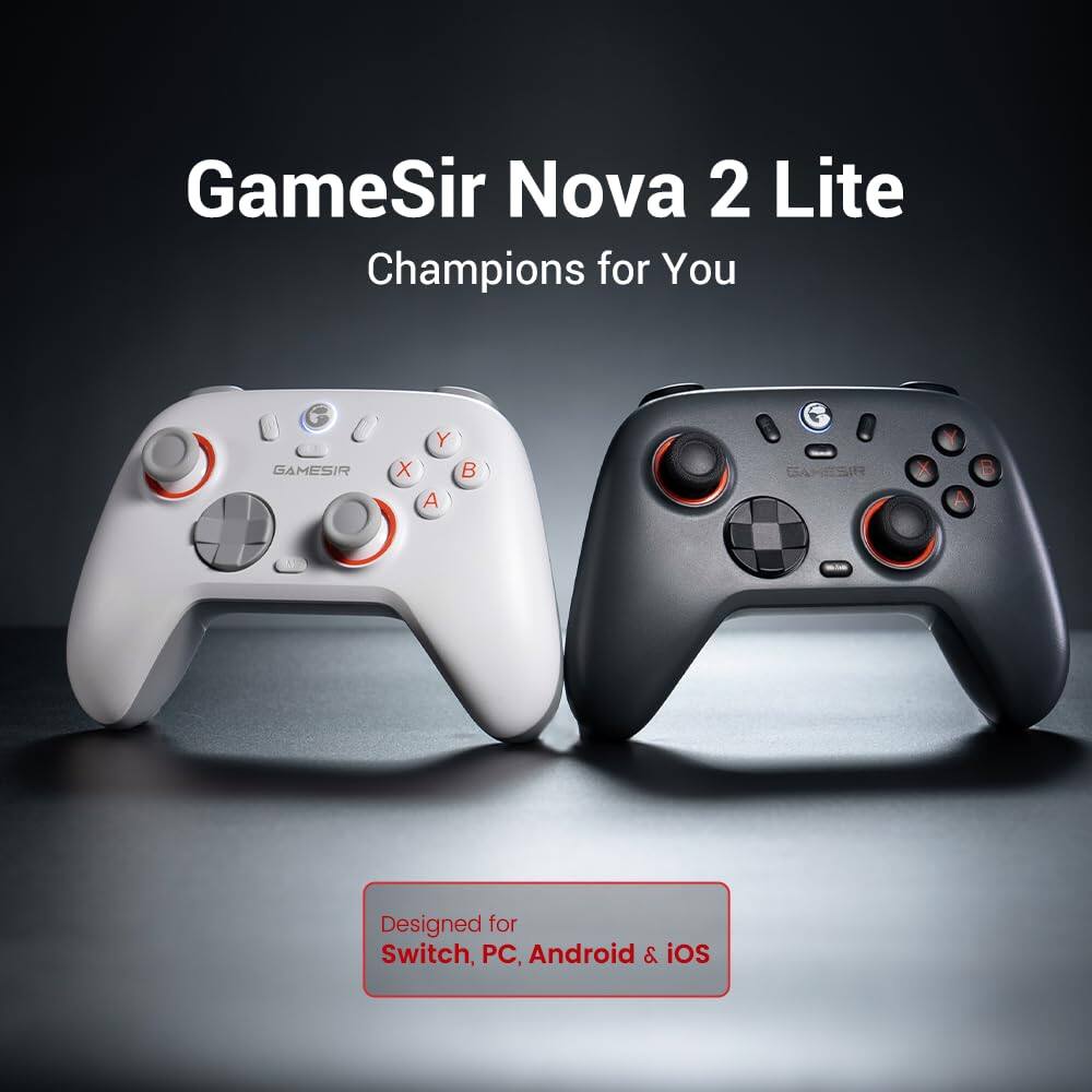 GameSir Nova 2 Lite  
Champions for You  

Designed for Switch, PC, Android & iOS