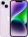 Front. Apple - Apple iPhone 14 128GB Unlocked - Purple.