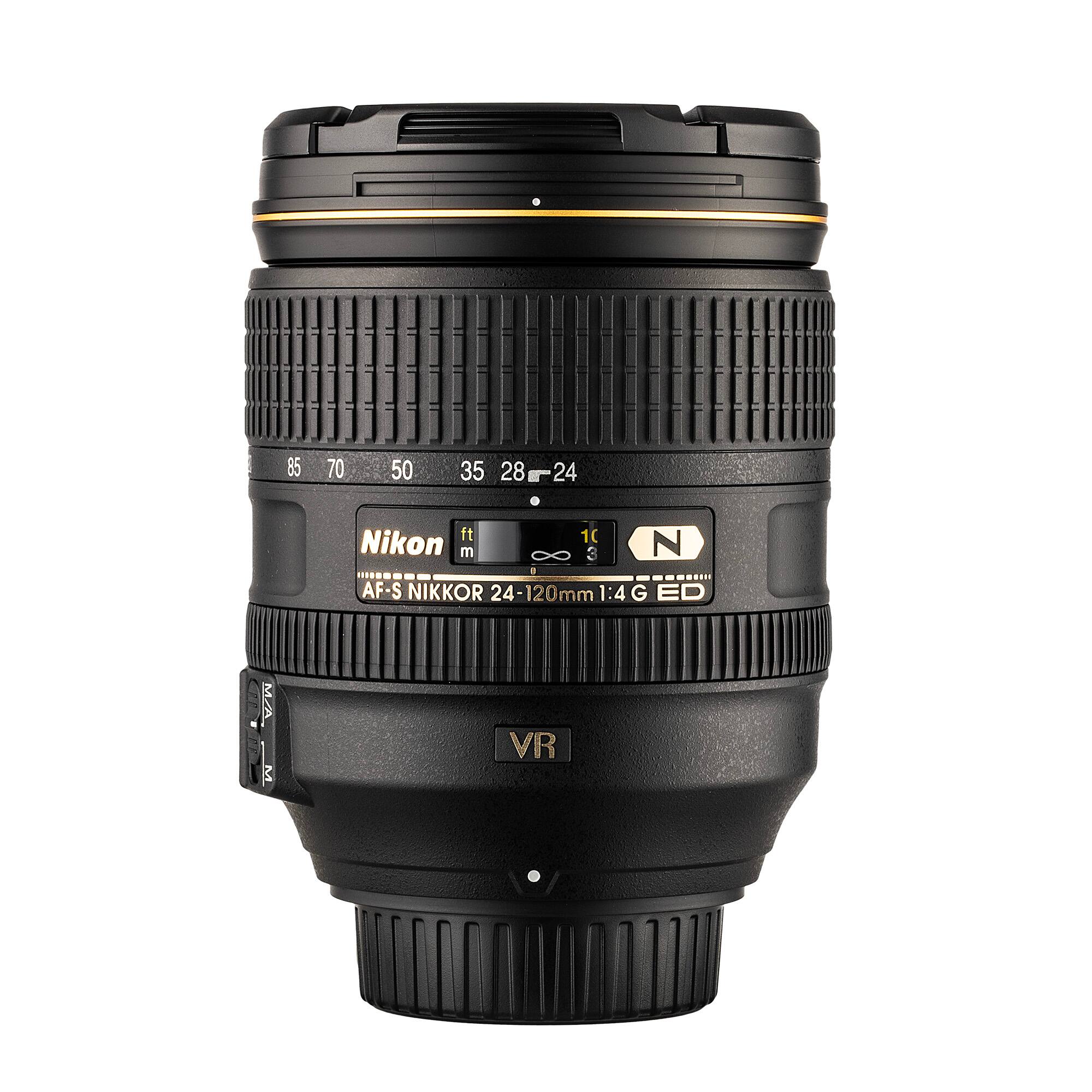 85 70 50 35 28 24  
ft m  
Nikon  
AF-S NIKKOR 24-120mm 1:4 G ED  
VR