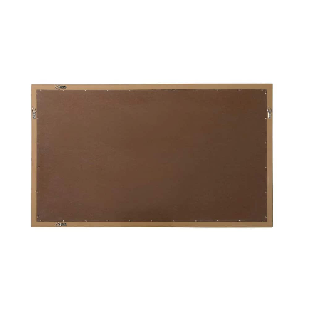 Elegant Kitchen and Bath - Noah Wooden Rectangle Mirror 60 x 36 - Honey Teak price history on PriceWatchPro