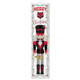 Jardine - Arkansas State Red Wolves 11" x 46" Nutcracker Holiday Leaner Sign - White