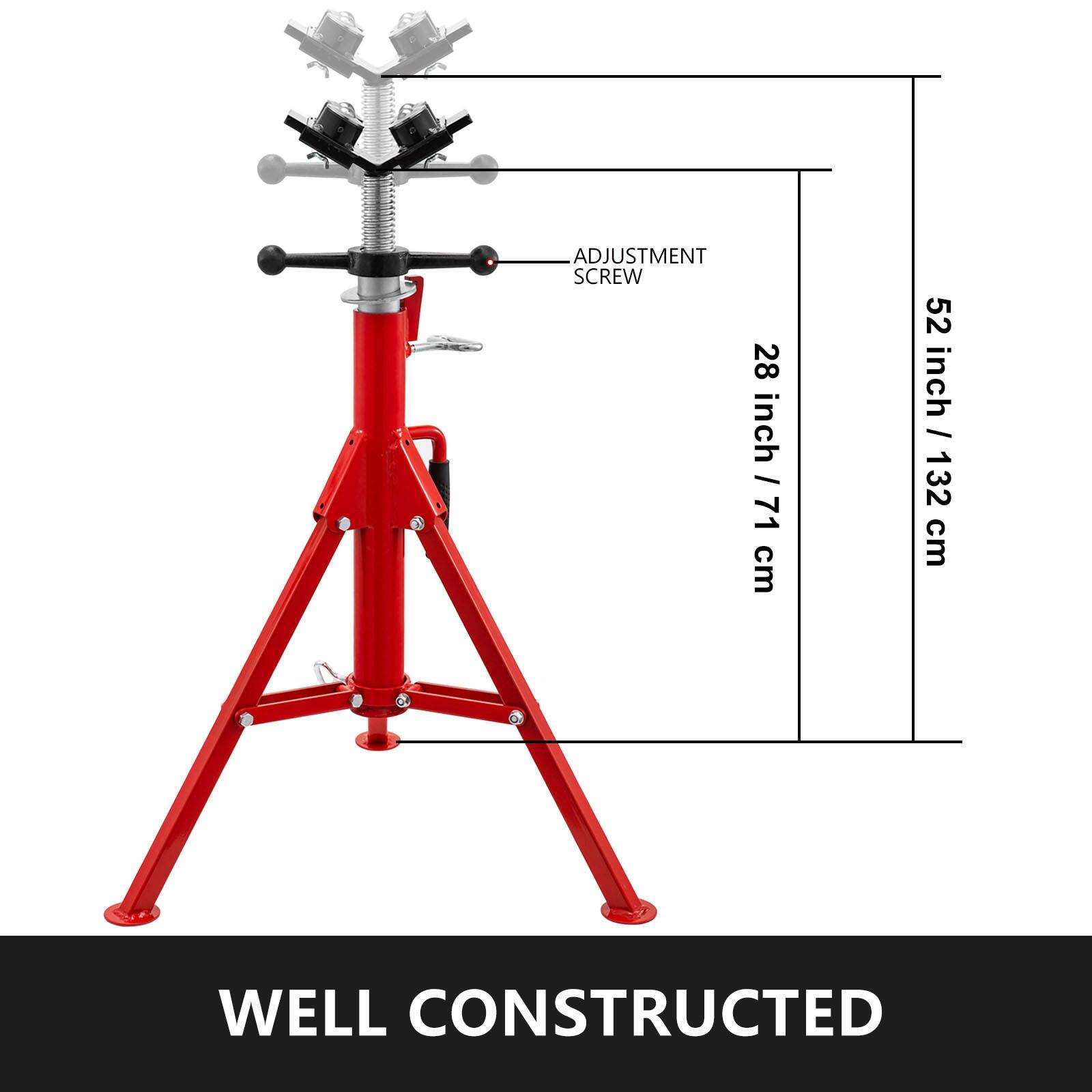 ADJUSTMENT SCREW  
28 inch / 71 cm  
52 inch / 132 cm  
WELL CONSTRUCTED