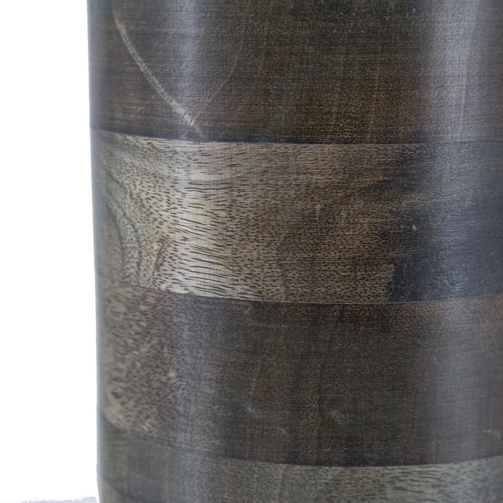 Alt View 2. Luckbyte - 16x16x23.5" Gray Silver Brushed Table Lamp Lamp Shade Assembly Required.