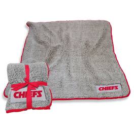 Logo Brands - Kansas City Chiefs 50" x 60" Frosty Fleece Team Blanket - Multicolor