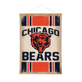 Evergreen Enterprises - Chicago Bears 36" x 54" Large Canvas Wall Art Tapestry with Wood Frame - Multicolor