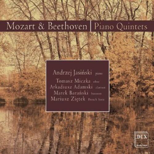 Mozart & Beethoven | Piano Quintets

Andrzej Jasinski piano  
Tomasz Miczka obec  
Arkadiusz Adamski clarinet  
Marcin Barański bassoon  
Mariusz Ziętek French horn

DUX