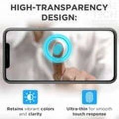 HIGH-TRANSPARENCY DESIGN:  
Retain vibrant colors and clarity  
Ultra-thin for smooth touch response