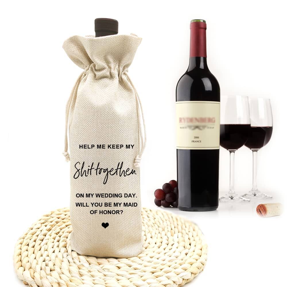 HELP ME KEEP MY  
Shit together  
ON MY WEDDING DAY.  
WILL YOU BE MY MAID OF HONOR?