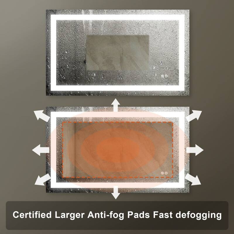Certified Larger Anti-fog Pads Fast defogging