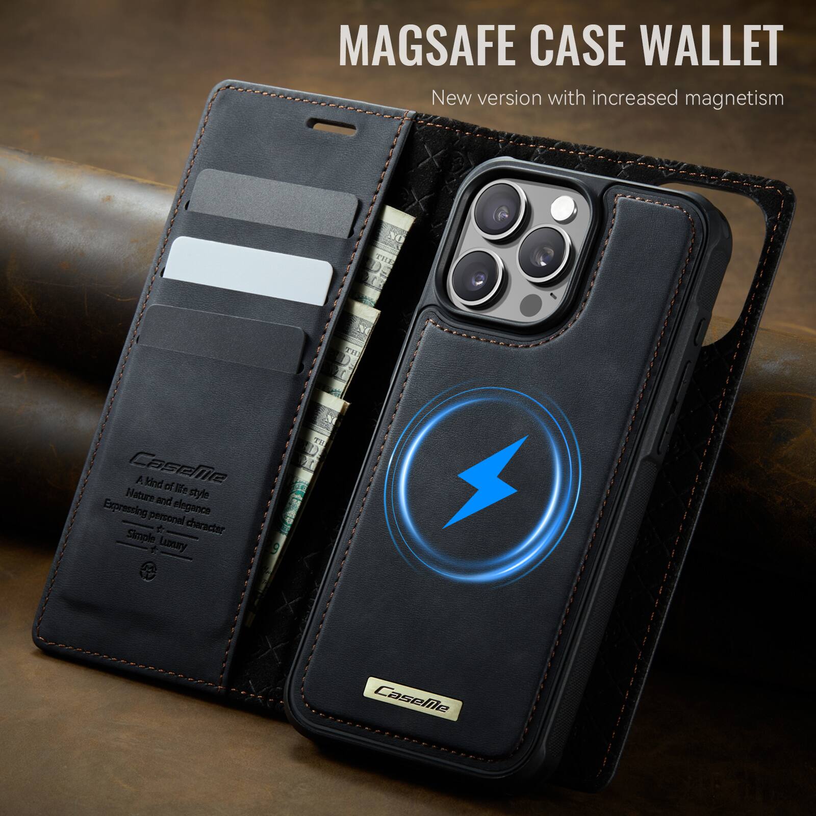 MAGSAFE CASE WALLET  
New version with increased magnetism  

A kind of life style  
Nature and elegance  
Expressing personal character  
Simple Luxury  

CaseLife
