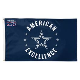 WinCraft - Dallas Cowboys 3' x 5' One-Sided America 250 Deluxe Flag - Multicolor