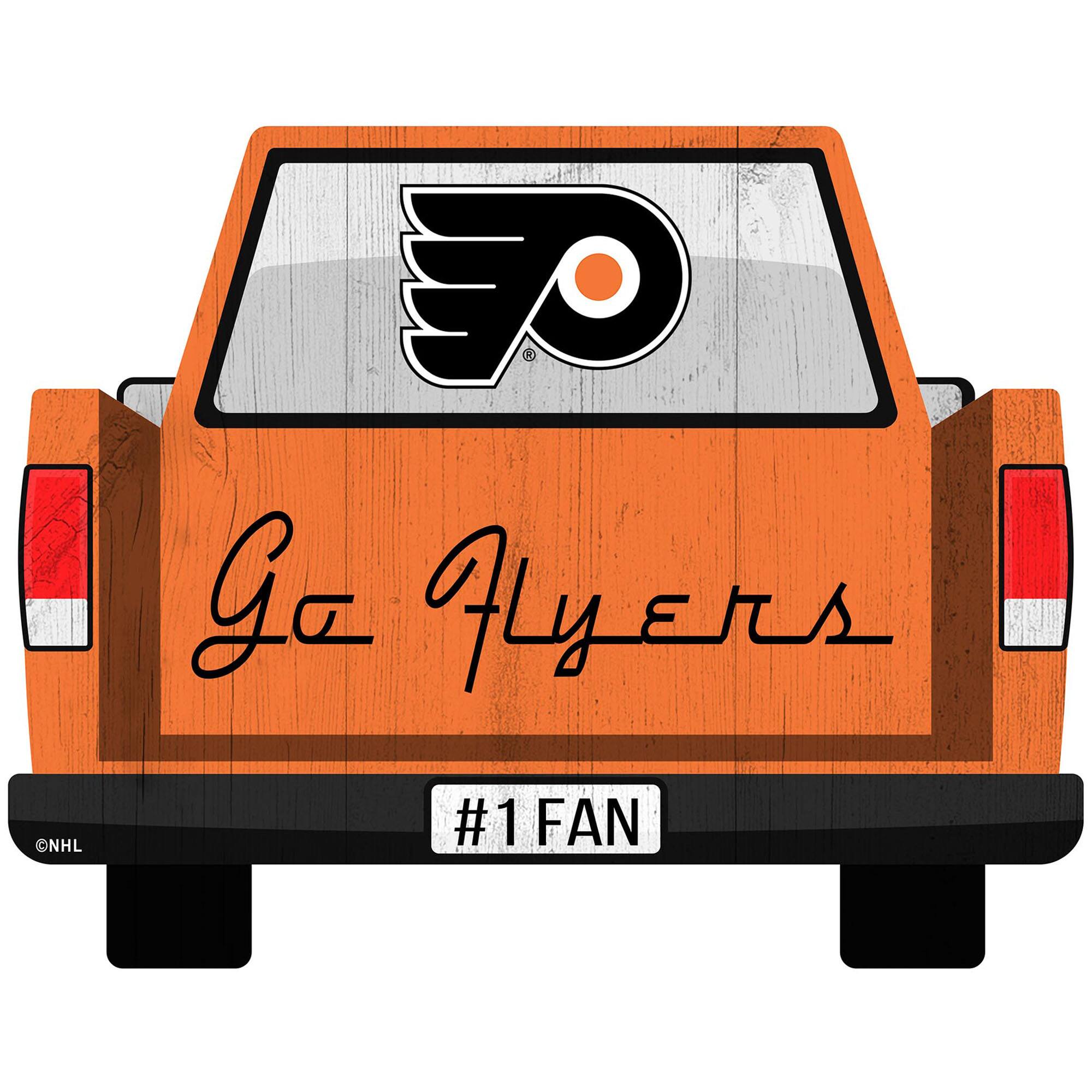 Philadelphia Flyers 12'' x 12'' Truck Back D-cor
