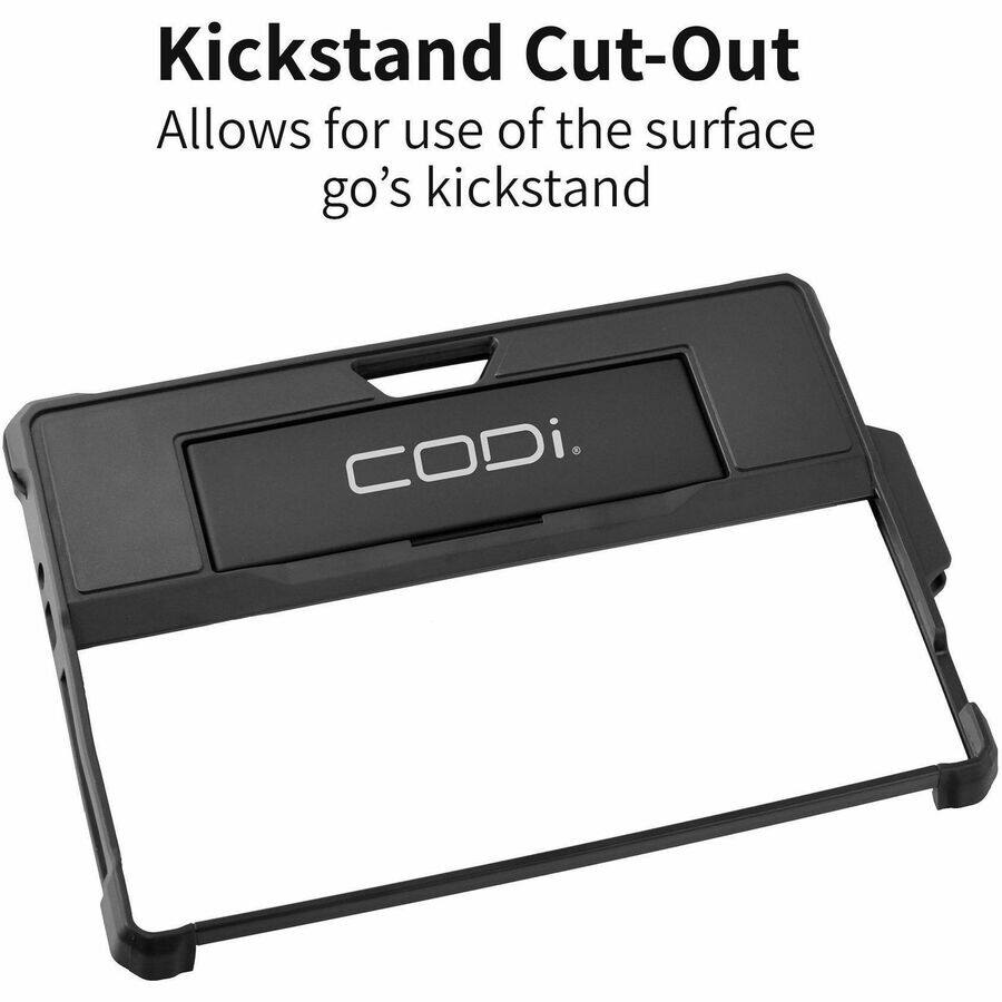 Kickstand Cut-Out  
Allows for use of the surface go's kickstand