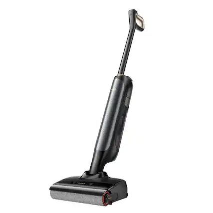 Front. MOVA - M10 Wet Dry Cordless Mop Vacuum, 18000Pa Suction, 180° Lie-Flat, Dual Edge with Hor Air Self-Drying - Black.