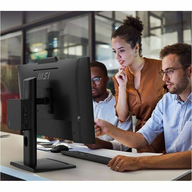 Alt View 2. MSI - MSI Pro PRO MP242PMG 24" Class Webcam Full HD LCD Monitor - 16:9 - Black - 23.8" Viewable - In-plane Switching (IPS) - Black.