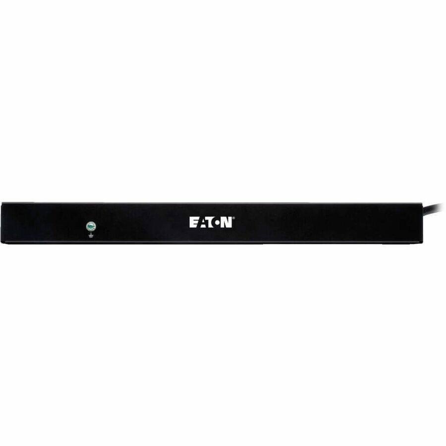 Alt View 3. Tripp Lite - Eaton 1.4kW Single-Phase Switched PDU, LX Interface, 120V Outlets (8 5-15R), NEMA 5-15P, 12 ft. (3.66 m) Cord, 1U Rack - Unknown.