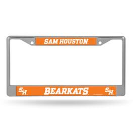 Rico Industries - Sam Houston Bearkats Chrome Metal License Plate Frame - Multi