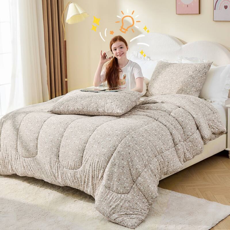 Angle. Bestier - Twin Kids Comforter Set – 2 Pcs All-Season Bedding with Skin-Friendly Lightweight Quilt & Pillowcase - Cofe.