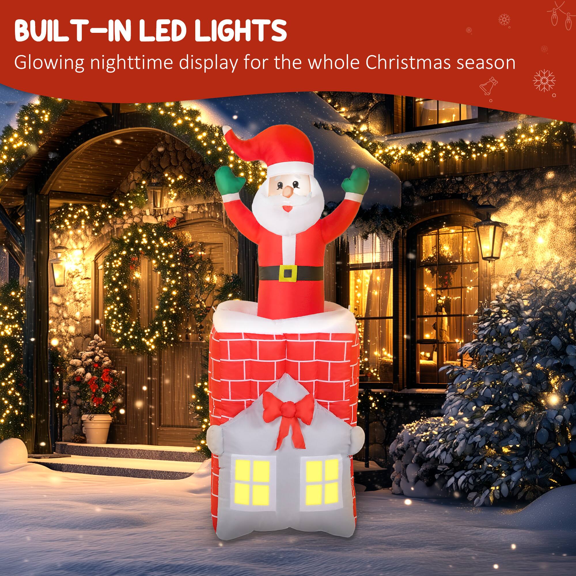 BUILT-IN LED LIGHTS  
Glowing nighttime display for the whole Christmas season