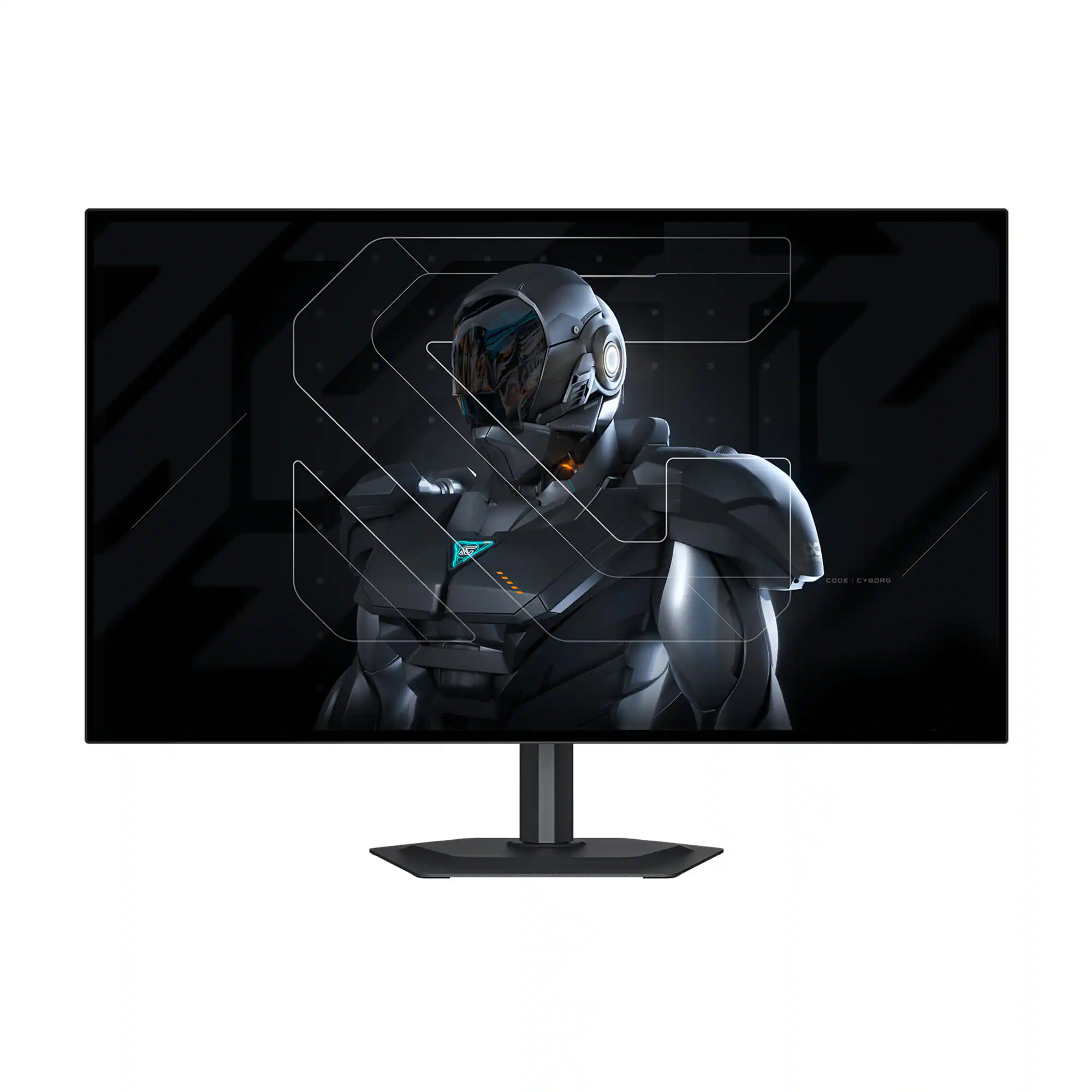 Front. GIGABYTE - GIGABYTE -  MO27Q28G - 27" W-OLED Gaming Monitor - Black.