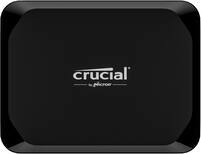 Crucial - X9 1TB External USB-C SSD - Black - Front_Zoom