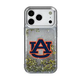 Keyscaper - NCAA - Auburn Tigers Linen Logo iPhone Glitter Case - 13 - Multicolor