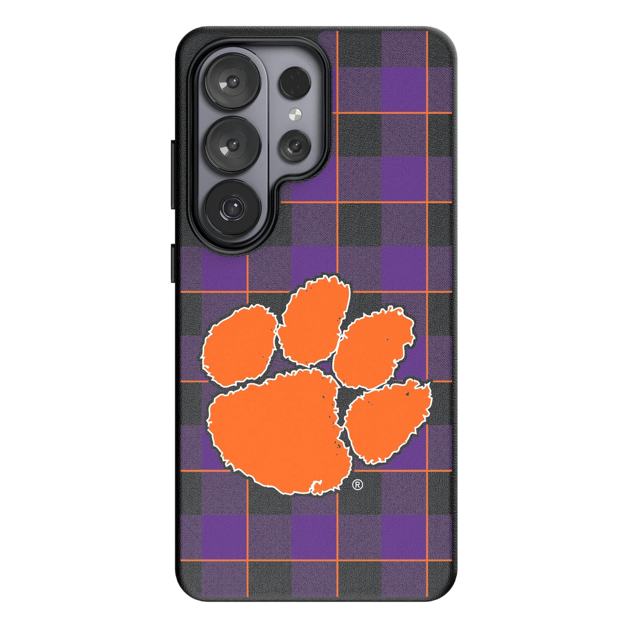 Keyscaper - NCAA - Clemson Tigers Plaid Galaxy Magnetic Bump Case - S26 Plus - Black price history on PriceWatchPro