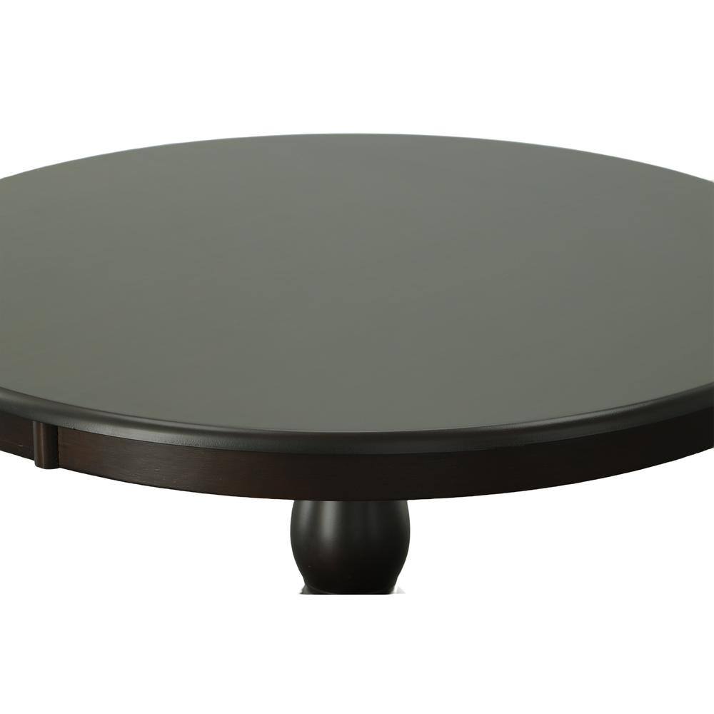 Alt View 2. Carolina Chair & Table - Fairview 42" Round Pedestal Dining Table - Espresso - Brown.