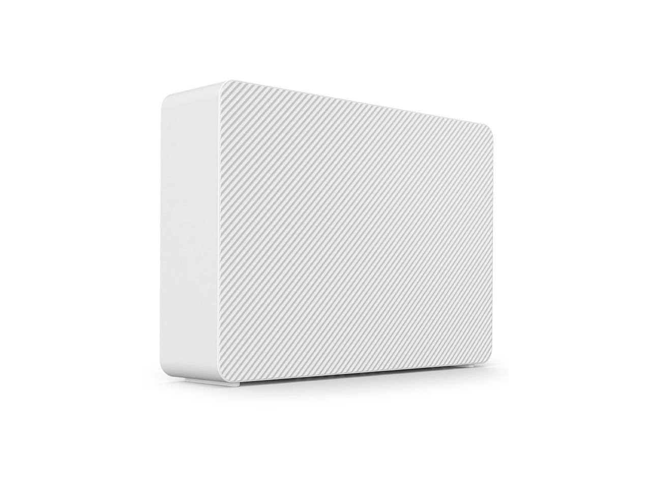 Alt View 1. Seagate - Seagate Expansion 8TB External Hard Drive HDD - USB 3.0, with Rescue Data Recovery Services (STKP8000404) White - White.